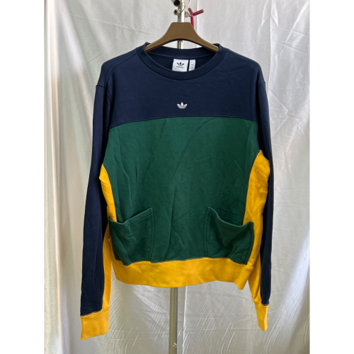 Adidas 男XL 撞色 大學T