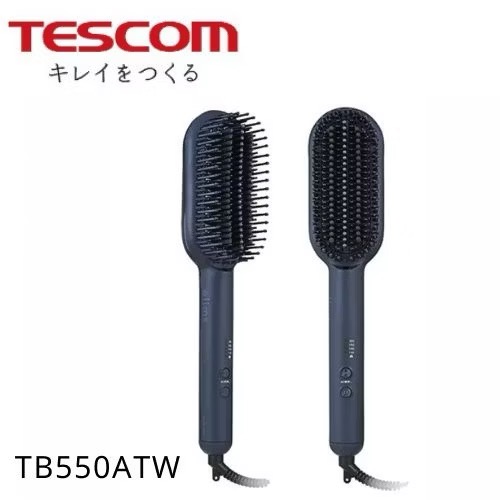 ?MCC SHOP?【TESCOM】負離子直髮造型梳 TB550ATW -K（暮光黑）