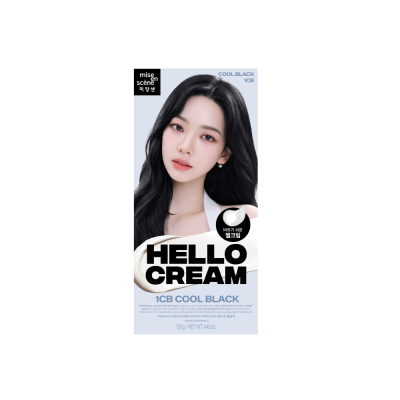 【康達盛通】魅尚萱HELLO CREAM染髮霜-冷光酷黑