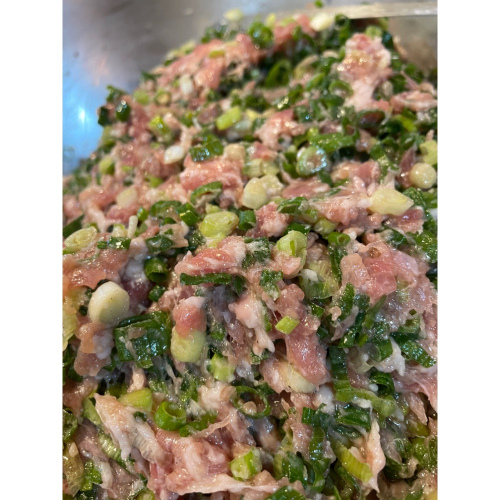 蔥肉水餃