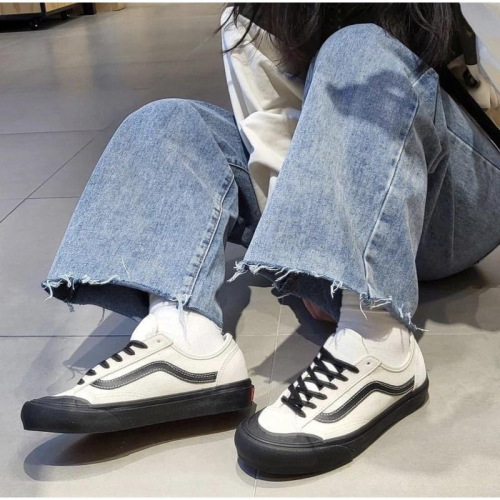 [unclev1966] Vans Style 36 Dècon SF 滑板 衝浪 棗紅 白黑 銀狼 軟墊 可愛 嬉皮風
