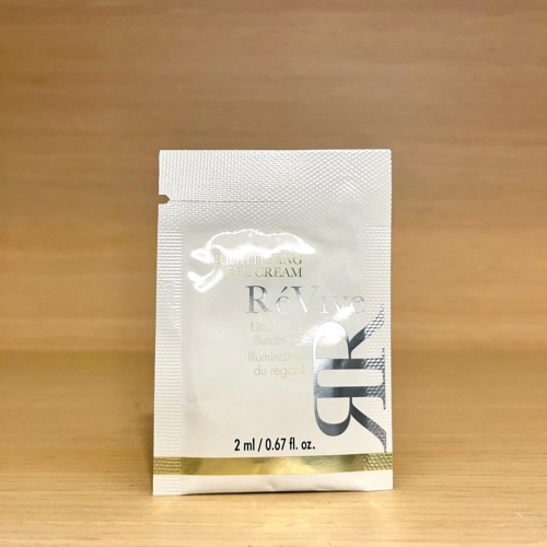栗子美妝?｜ReVive 新品 THD 黃金煥白眼霜 黃金煥白精華 2ml 試用包 專櫃中文標