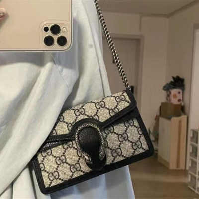 二手99新Gucci古馳Dionysus系列女士單肩酒神包