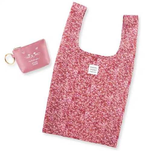 袋我走【SNIDEL HOME 花花環保袋+貓咪小錢包】