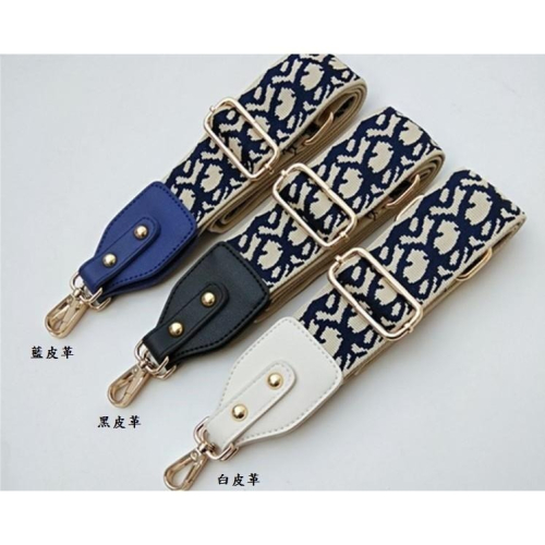 ?超寬版背帶 韓版滿版刺繡圖騰配皮革包包背帶肩揹帶/寬背帶/斜揹帶/超寬版肩帶 包包背帶 Mkcoach