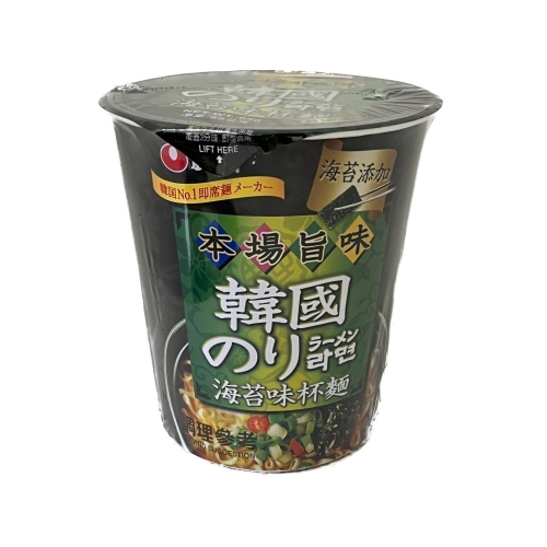 韓國 農心 海苔味杯麵