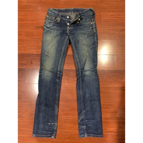 Levi’s 925 刷色刷破 牛仔褲 小直筒 復古