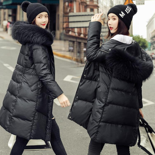 專柜品牌羽絨服女中長款今年新款爆款時尚正韓設計感收腰冬季加厚
