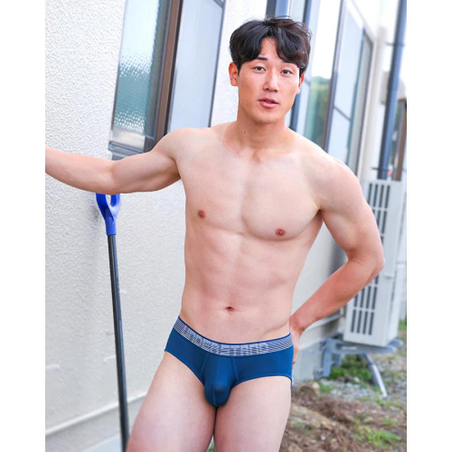 日本 UNDERSTAND 頂級莫代爾低腰三角褲 高彈性運動內褲 431滄藍 U6413