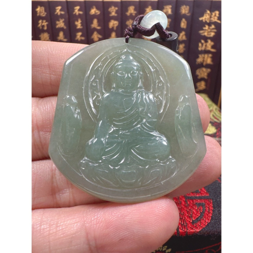 天然翡翠A貨-八大守護神阿彌陀佛 商品編號070706