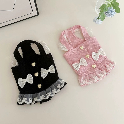 ♡【 K04 預購 】蝴蝶結蕾絲小香風背心裙