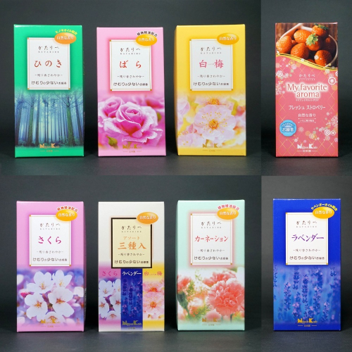 日本香堂 薪傳 系列 大自然主題 線香 香氛 薰香 櫻花 薰衣草 白梅 三種綜合 玫瑰 康乃馨 檜木 草莓