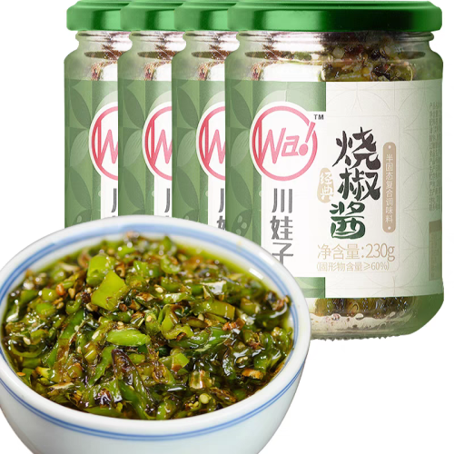 ［預售，7天後到貨，能等才下單］川娃子燒椒醬230克/瓶