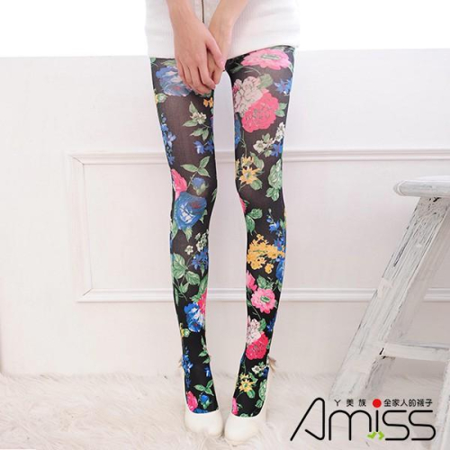 【Amiss】狠腳色‧經典印花-搖滾復古花(A132-54)