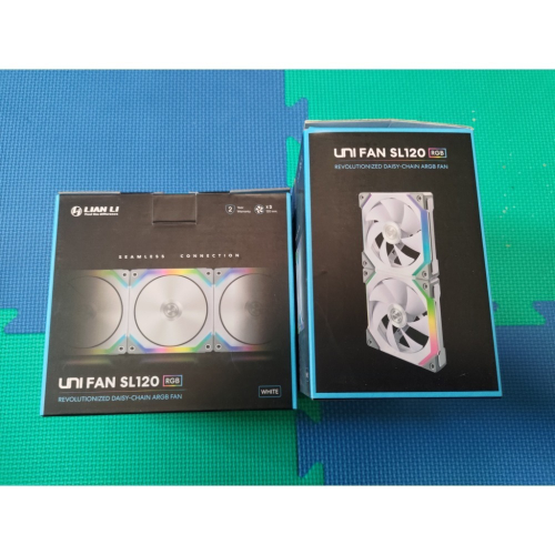 聯力 Lian-Li 積木風扇 UNI FAN SL120V2 三顆裝 附控制盒 白