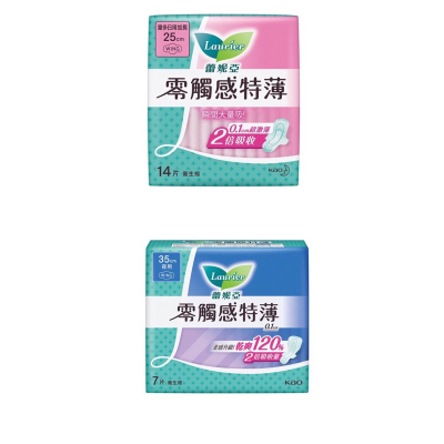 蕾妮亞零觸感特薄量多日用加長型25cm14片 35cm 7片