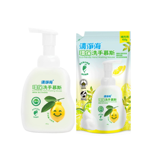 清淨海 環保洗手慕斯正裝480g/補充包450g 環保標章洗手慕斯 清淨海洗手慕斯補充包 清淨海洗手慕斯-