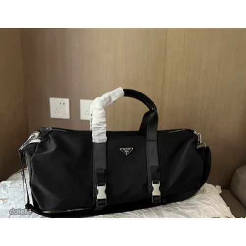 【Prada × Adidas】普拉達和阿迪達斯聯名款男女通用手提商務行李包旅遊包運動健身包耐磨耐髒多功能大容量多隔層