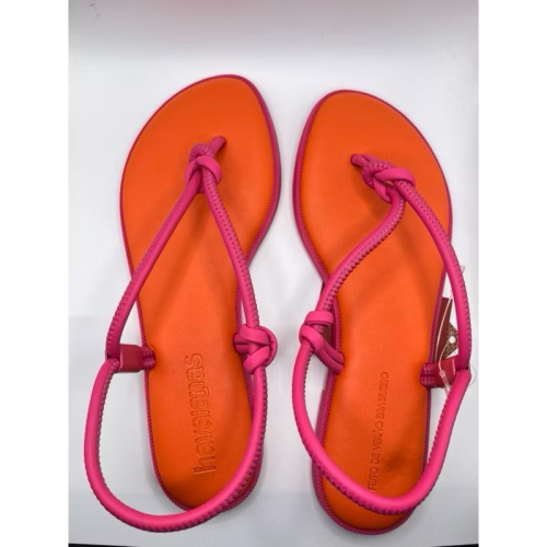 ?? Havaianas 哈瓦仕 平底涼鞋 時尚百搭 Una Acai涼鞋 橘桃 (原價2350）（全新公司貨）