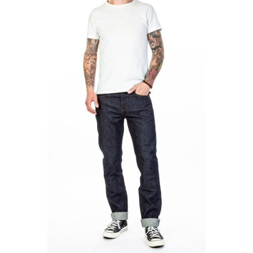 色落之王UB 201 TAPER合身版14.5oz UNBRANDED BRAND 日產布料 赤耳丹寧