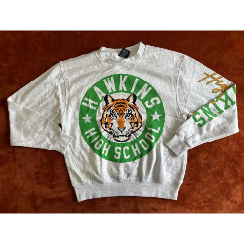 全新怪奇物語餓Netflix Stranger Things Hawkings High School大學T SZ M
