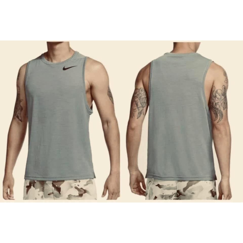 男子 NIKE SUPERSET TOP TANK 灰色 吸濕排汗 訓練 運動背心 定價1080