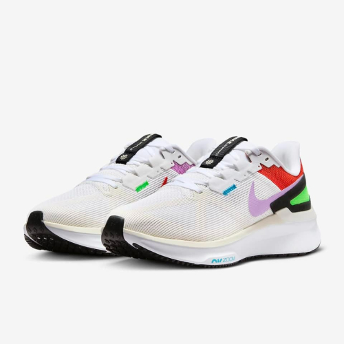 【大力好物】Nike Air Zoom Structure 25 白紫紅 男鞋 慢跑鞋 訓練鞋 FV4867-100