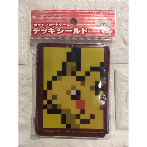 【玩具牧場實體商店】日本限定 精靈寶可夢 皮卡丘 像素 POKEMON PTCG 第二層卡套 牌套 現貨