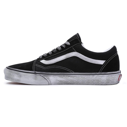 [unclev1966] Vans Old Skool Stressed 基本款 黑白 仿舊 髒髒鞋 老學校 百搭 滑板