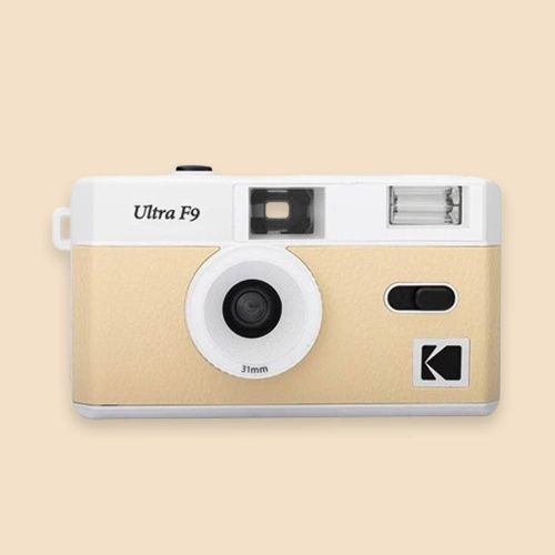 【Kodak 柯達】 復古底片相機 Ultra F9 Film Camera 杏奶色