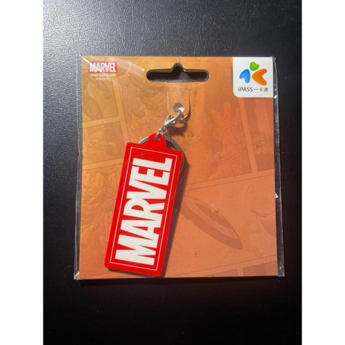 ?全新絕版品?漫威 MARVEL 經典造型一卡通 紅色 大LOGO