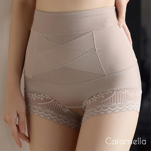 【Caramella】女生內褲 高腰 三角內褲 安全褲 緊身褲 A3020