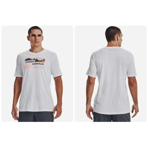 男子 UA Outdoor Short Sleeve 白色 短䄂上衣 定價1080