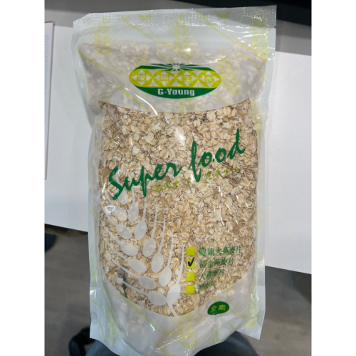 G-Young 黃金燕麥片 600g｜純燕麥片 無加糖 無香料 高纖早餐 營養穀物 可加優格 豆漿