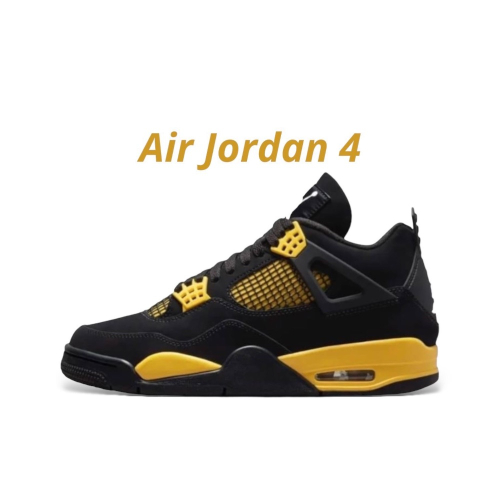 ?Air Jordan 4 “Thunder” 黑黃色 DH6927-017 男鞋款