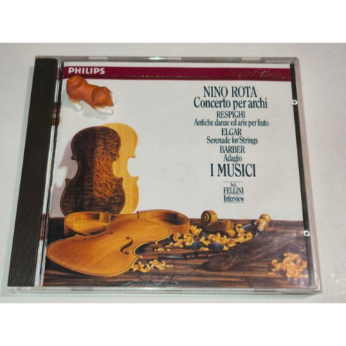 好音悅 全銀圈 I Musici 雷史畢基 艾爾加 Nino Rota 巴伯 弦樂慢板 Philips 德PDO01版