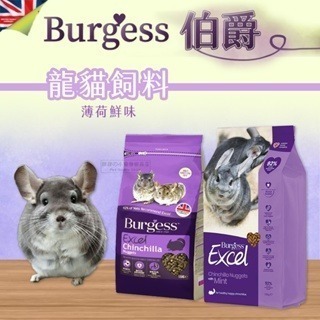 【現貨】?快速出貨? Burgess Excel 伯爵 龍貓飼料(薄荷鮮味) 龍貓主食 絨鼠飼料 栗鼠飼料
