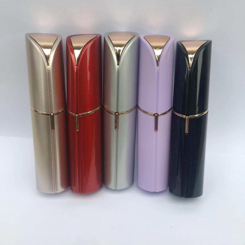 min flawless多功能女士電動剃毛器口紅去毛器脫毛器鍍金拔毛器