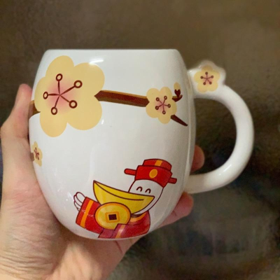 丹丹 梅開富貴馬克杯