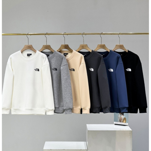 【玩衣櫥】THE NORTH FACE 圓領長T恤 白色 灰色 米色 深灰色 藏青 黑色＊M~3XL。50861A