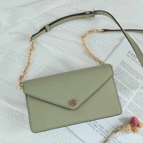 【現貨】Michael Kors MK WOC 新款 信封式 防刮皮革 肩背/斜背包 快速出貨 ?美國代購正品
