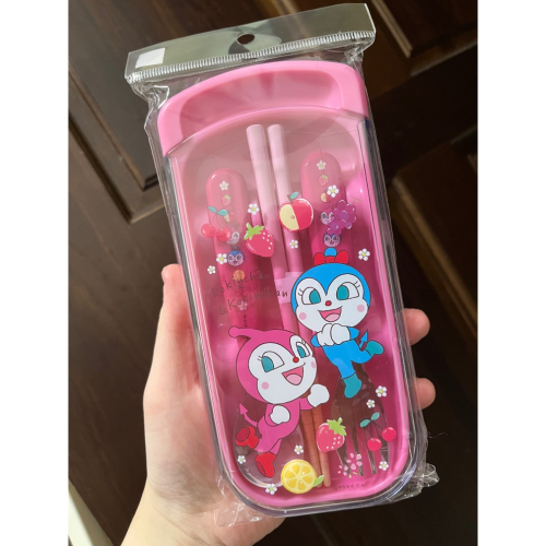 麵包超人（紅精靈）餐具組-日本買回