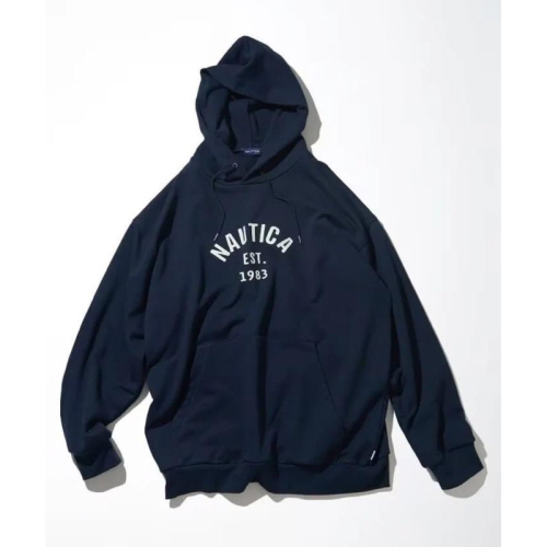 NAUTICA Felt Patch Arch 厚磅貼布 帽T