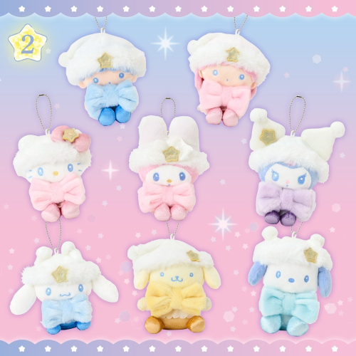 過生活IP訂購 三麗鷗 玩偶吊飾 星光 HelloKitty 美樂蒂 雙子星 布丁狗 大耳狗 酷洛米 帕恰狗 6633R