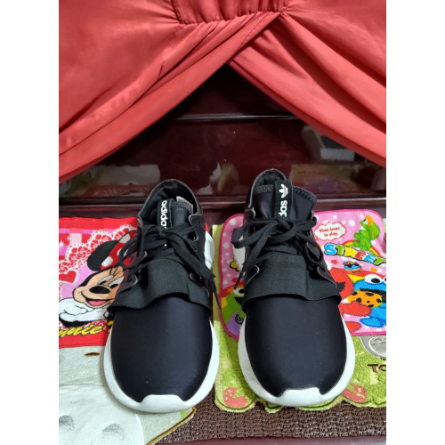 二手 SDIDAS 黑白 波浪鞋 US7=JP240