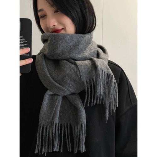 ????｜實拍*手感柔軟就像擼貓一樣 超舒服?羊絨質感暖暖圍巾♡現貨+預購