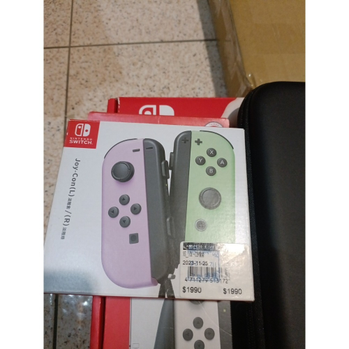 原廠JOYCON 粉綠