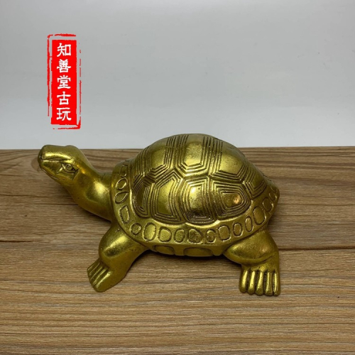 復古銅器 復古工藝品 純黃銅烏龜 老鱉 銅龜 長壽龜