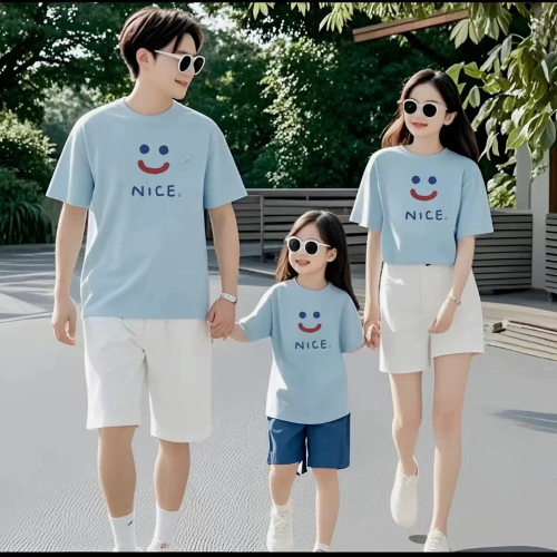 《大人》NICE微笑親子短袖T恤（一家三口/一家四口）