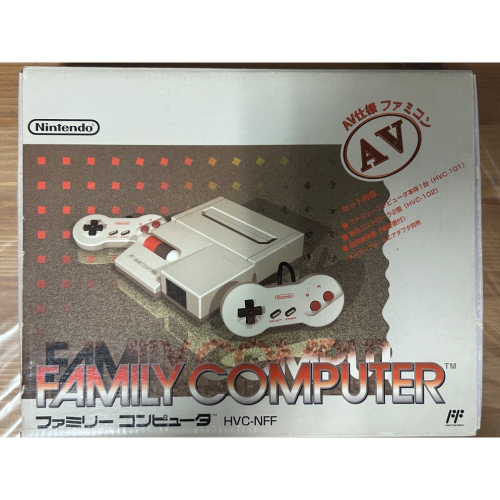 日本進口 任天堂原廠FC FamiCom AV特仕機 （紅白機AV版）